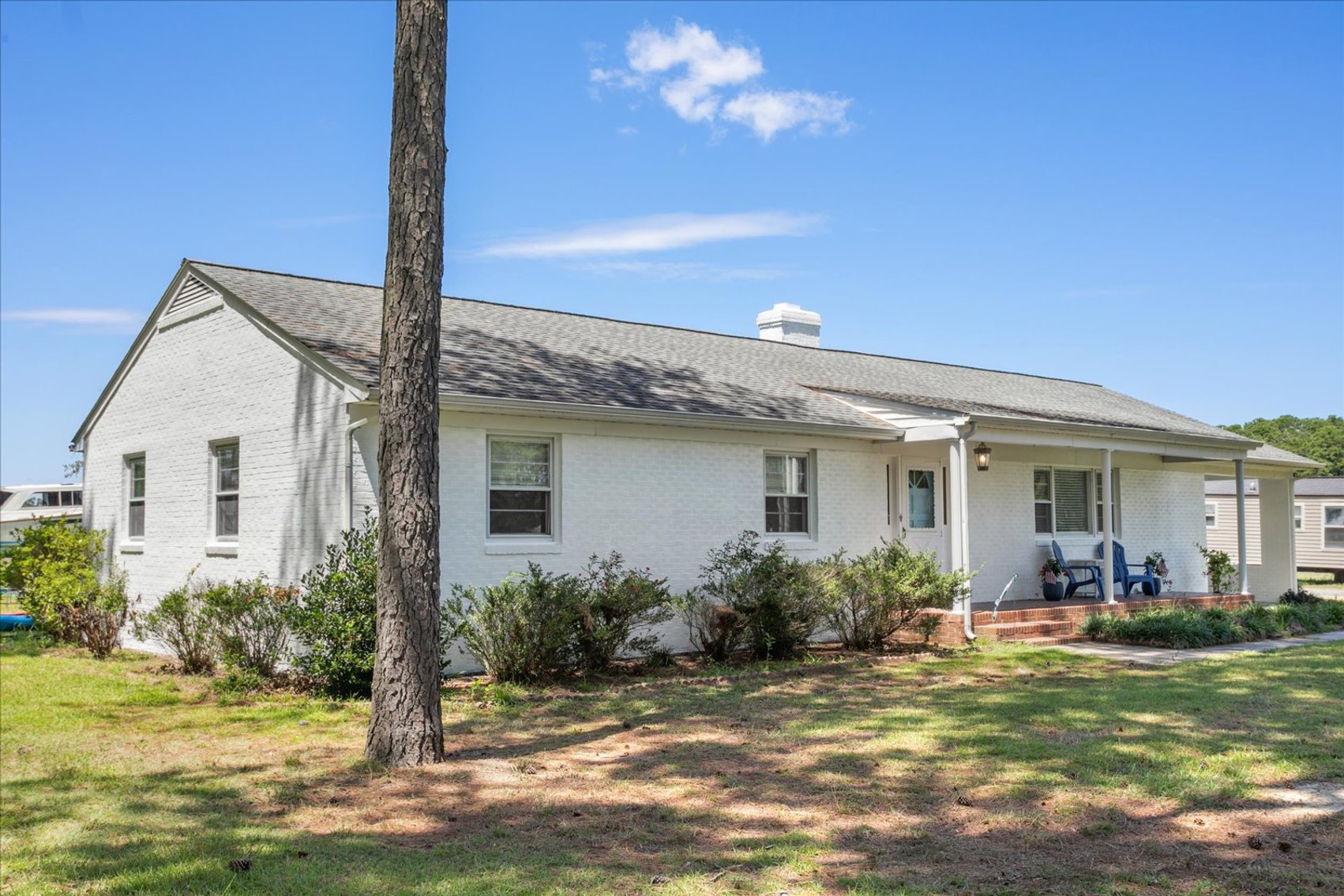 Image for Income Producing Waterfront Estate Mathews VA - Potential Annual Income $138,500 - Ranch Home - Guest Cottage -  Boat Ramp and 15 Slips - Fronting Billups Creek; 967 Lillys Neck Rd