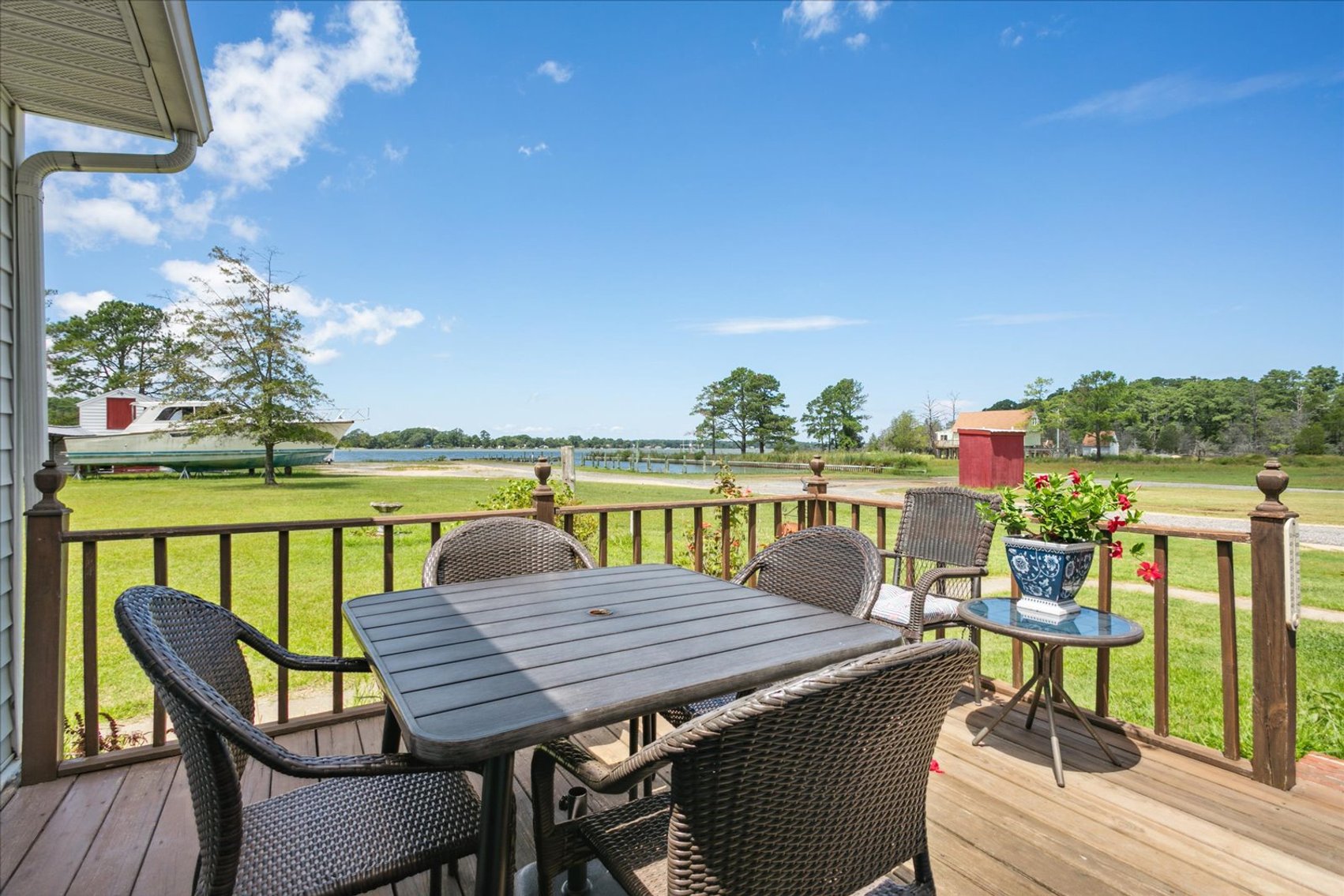 Image for Income Producing Waterfront Estate Mathews VA - Potential Annual Income $138,500 - Ranch Home - Guest Cottage -  Boat Ramp and 15 Slips - Fronting Billups Creek; 967 Lillys Neck Rd