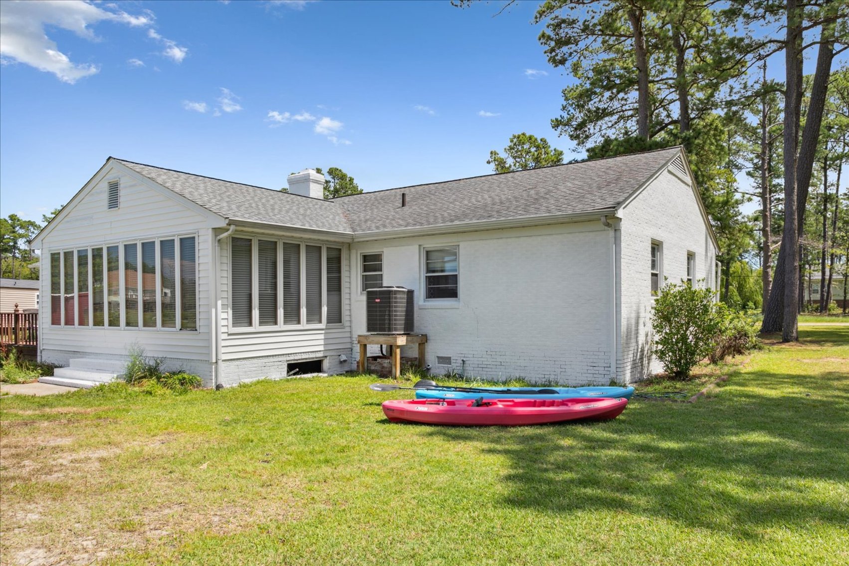 Image for Income Producing Waterfront Estate Mathews VA - Potential Annual Income $138,500 - Ranch Home - Guest Cottage -  Boat Ramp and 15 Slips - Fronting Billups Creek; 967 Lillys Neck Rd