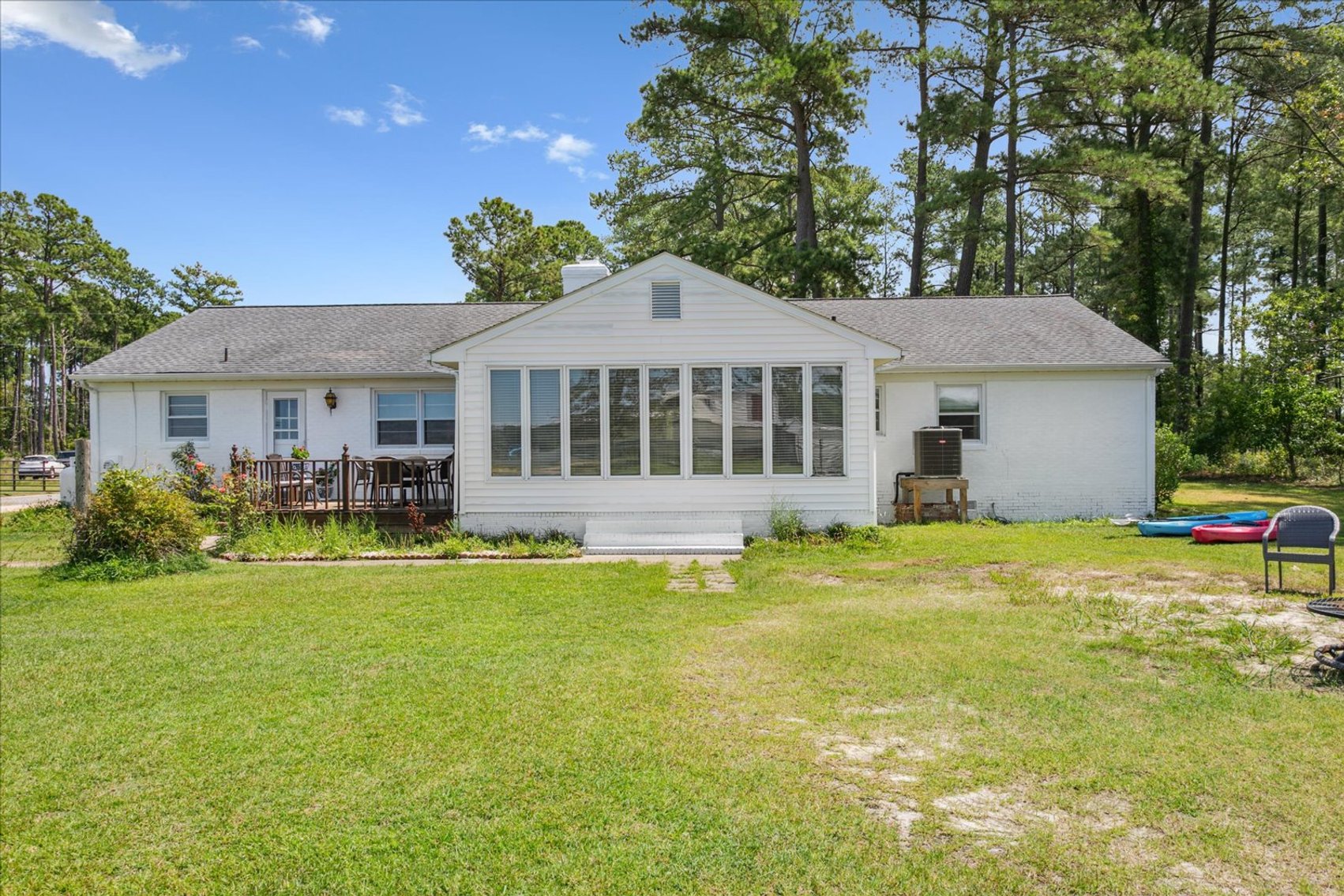 Image for Income Producing Waterfront Estate Mathews VA - Potential Annual Income $138,500 - Ranch Home - Guest Cottage -  Boat Ramp and 15 Slips - Fronting Billups Creek; 967 Lillys Neck Rd