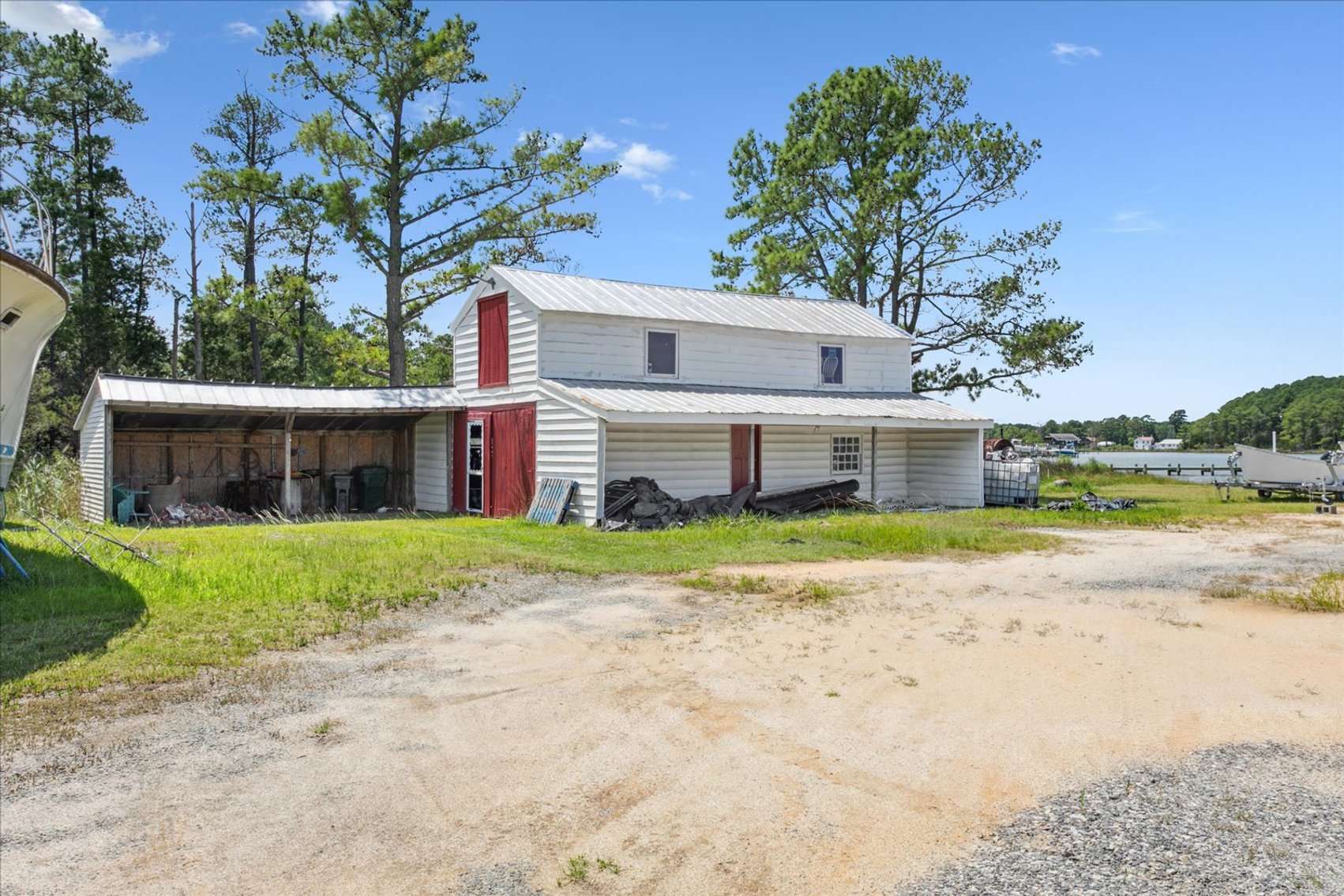 Image for Income Producing Waterfront Estate Mathews VA - Potential Annual Income $138,500 - Ranch Home - Guest Cottage -  Boat Ramp and 15 Slips - Fronting Billups Creek; 967 Lillys Neck Rd
