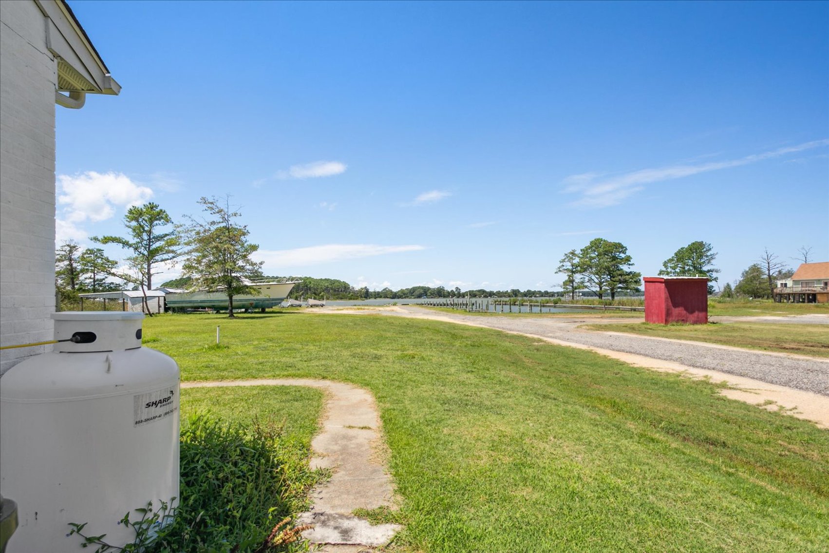 Image for Income Producing Waterfront Estate Mathews VA - Potential Annual Income $138,500 - Ranch Home - Guest Cottage -  Boat Ramp and 15 Slips - Fronting Billups Creek; 967 Lillys Neck Rd