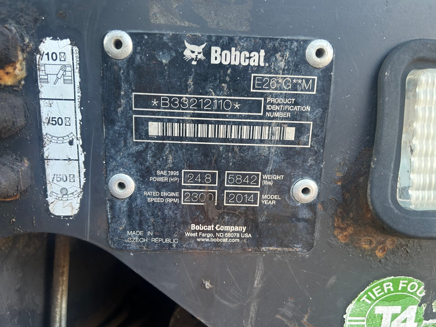 Image for 2014 Bobcat E26 Mini Excavator - New Tracks, Maintained, 2358.9 Hours - Multiple Attachments Included