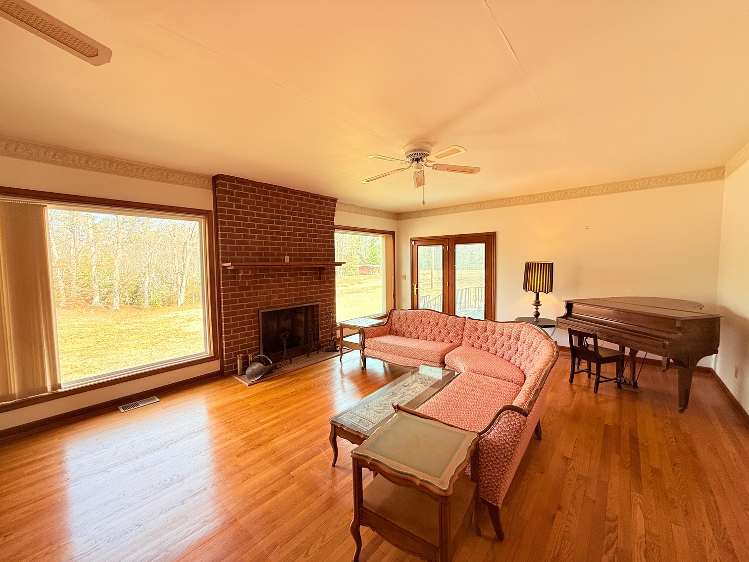 Image for Selling for the Estate of Howard Gaines. Idyllic Country Retreat: 2100 Sq. 3 Bed/3 Bath Versatile Brick Ranch on 2.46 Acres With an additional 2100 Sq. Finished basement