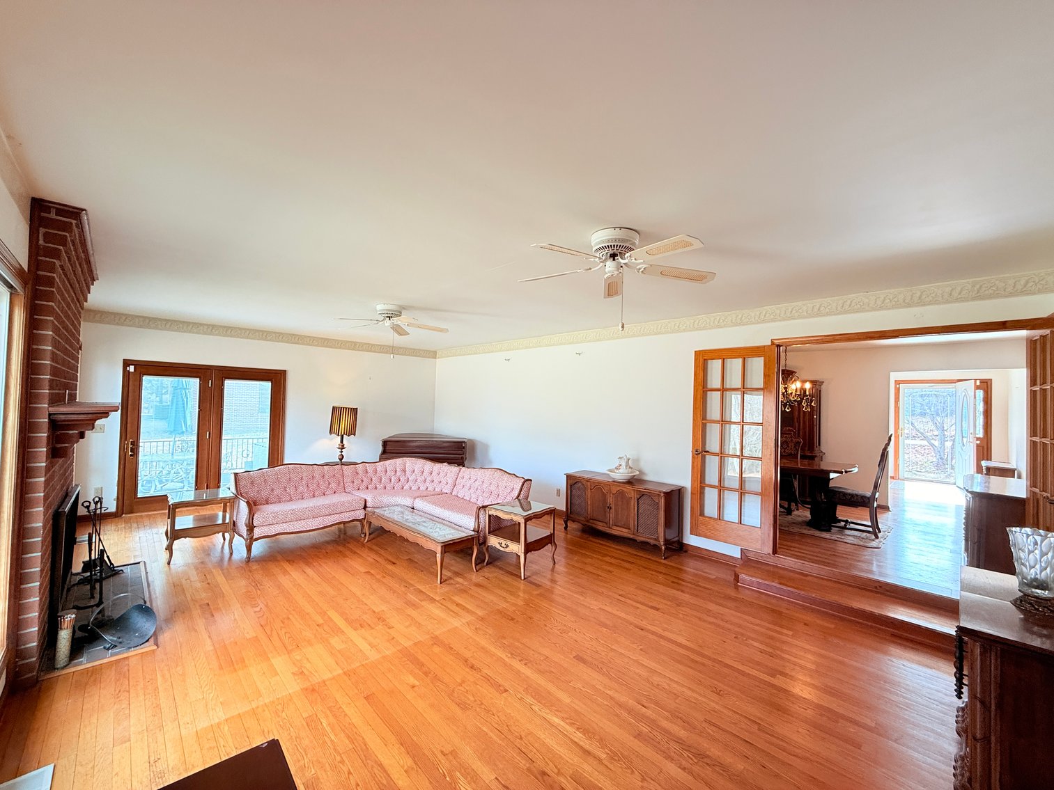 Image for Selling for the Estate of Howard Gaines. Idyllic Country Retreat: 2100 Sq. 3 Bed/3 Bath Versatile Brick Ranch on 2.46 Acres With an additional 2100 Sq. Finished basement