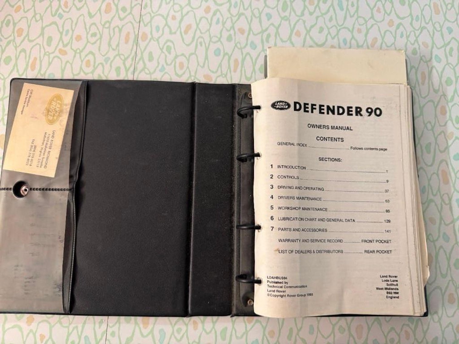 Image for 1994 Land Rover Defender 90 NAS