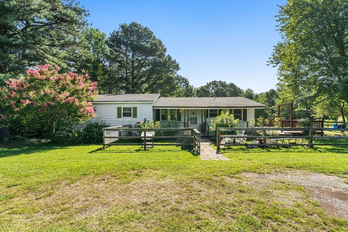 Image for Multi Choice Real Estate Auction - 3-Bedroom Country Ranch on 1 Acre & 3.05 AC Lot with POND, Bumpass VA -  3490 Willow Brook Rd