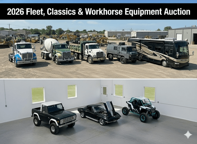 Image for January–February 2026 Fleet, Classics & Workhorse Equipment Auction