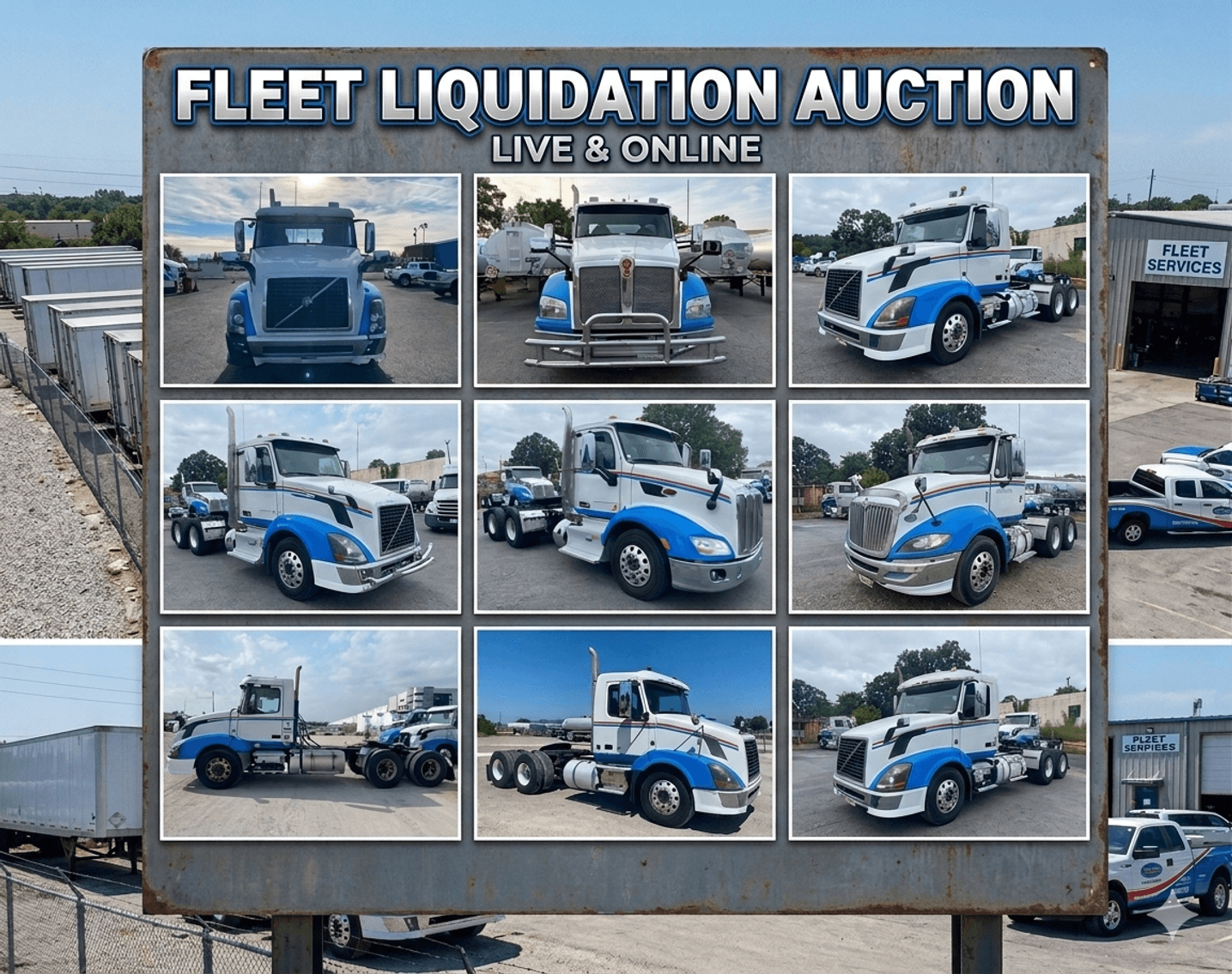 Image for Spring ’26 Heavy Truck & Mixer Auction – Fleet-Maintained Day Cabs & Mack GU713