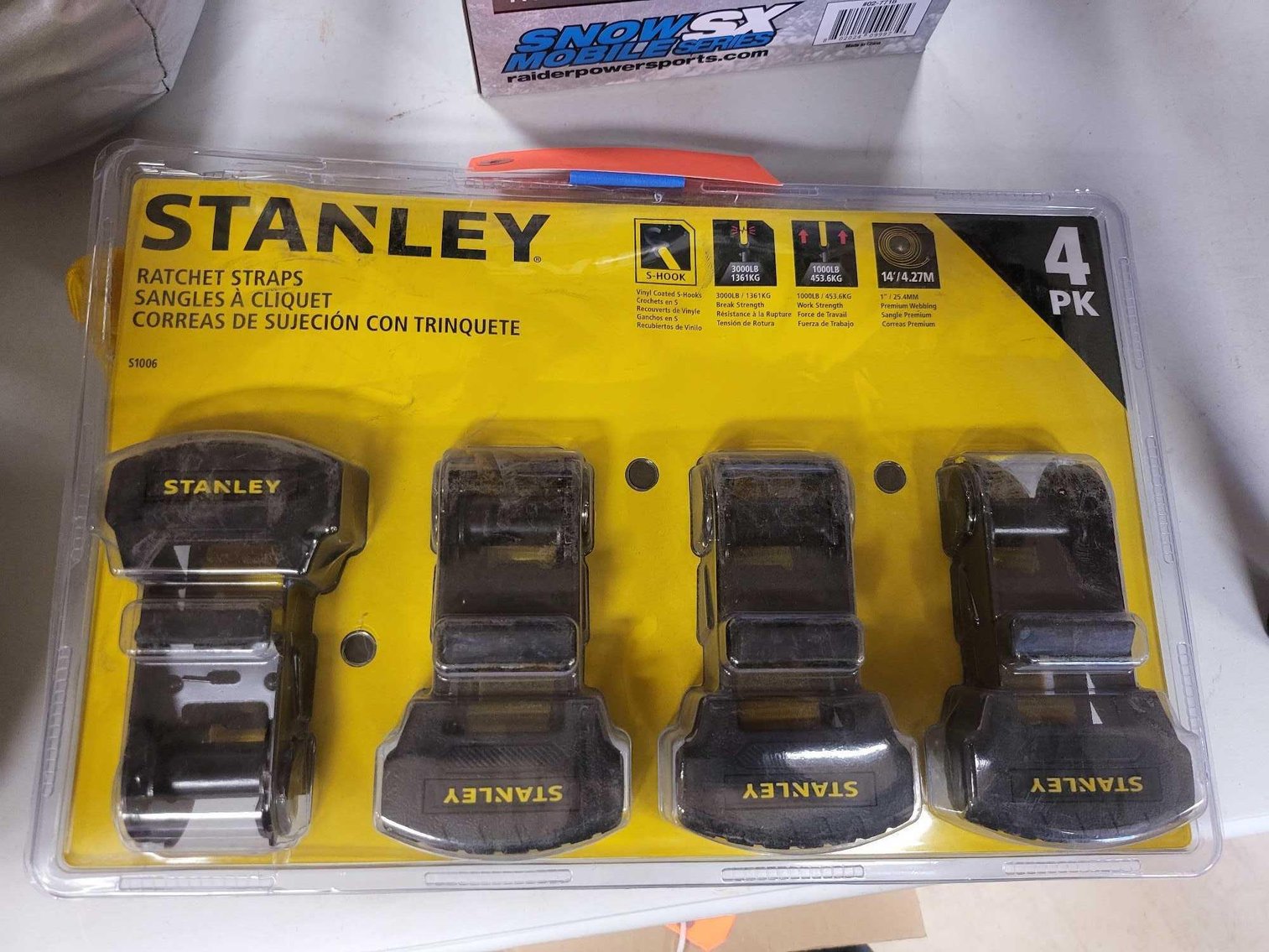 Image for New merchandise, clothing, ratchet straps & power sports related