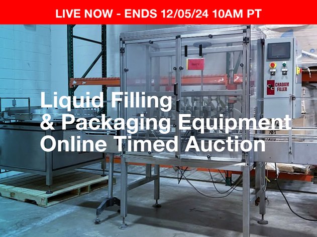 Image for Liquid Filling & Packaging Equipment Auction