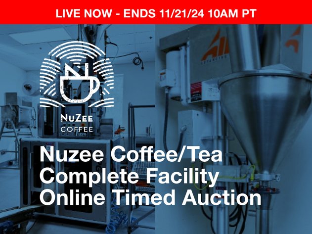 Image for Nuzee Coffee/Tea Complete Facility Auction