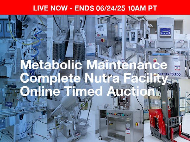 Image for Metabolic Maintenance Complete Nutra Facility Auction