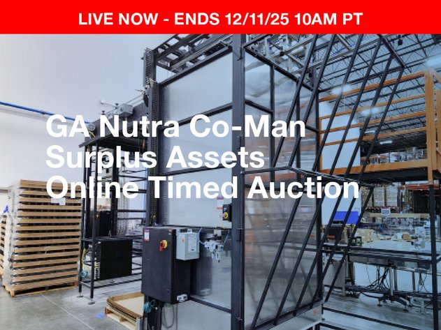 Image for GA Nutra Co-Man Surplus Assets Auction