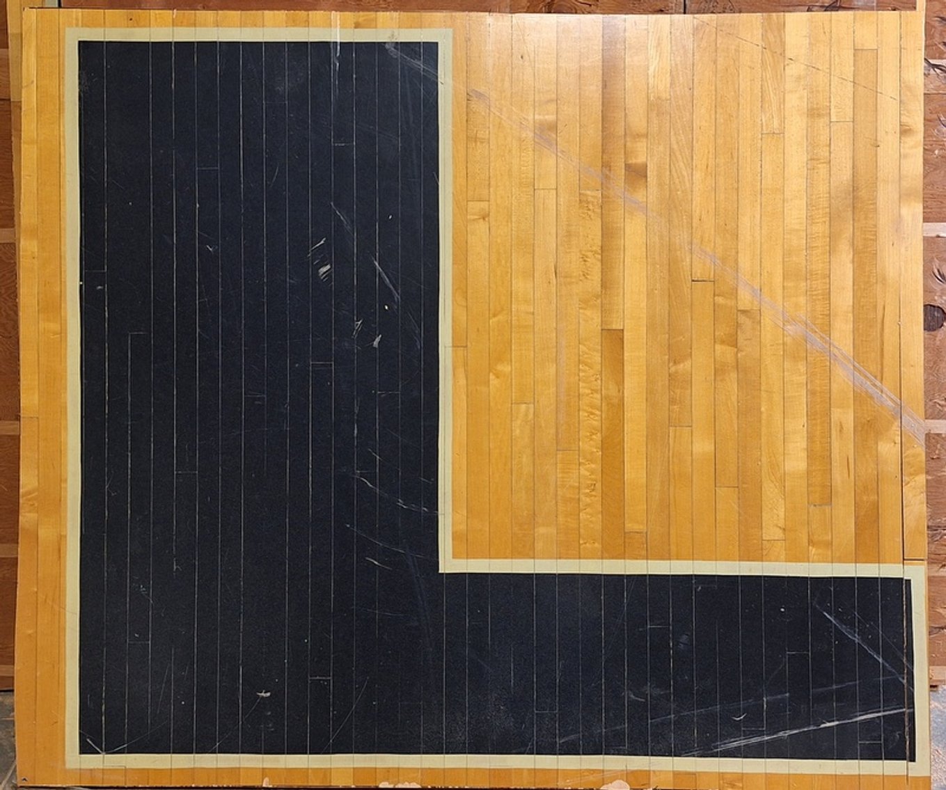 Image for Rushville Memorial Gym Floor Pieces Online Auction