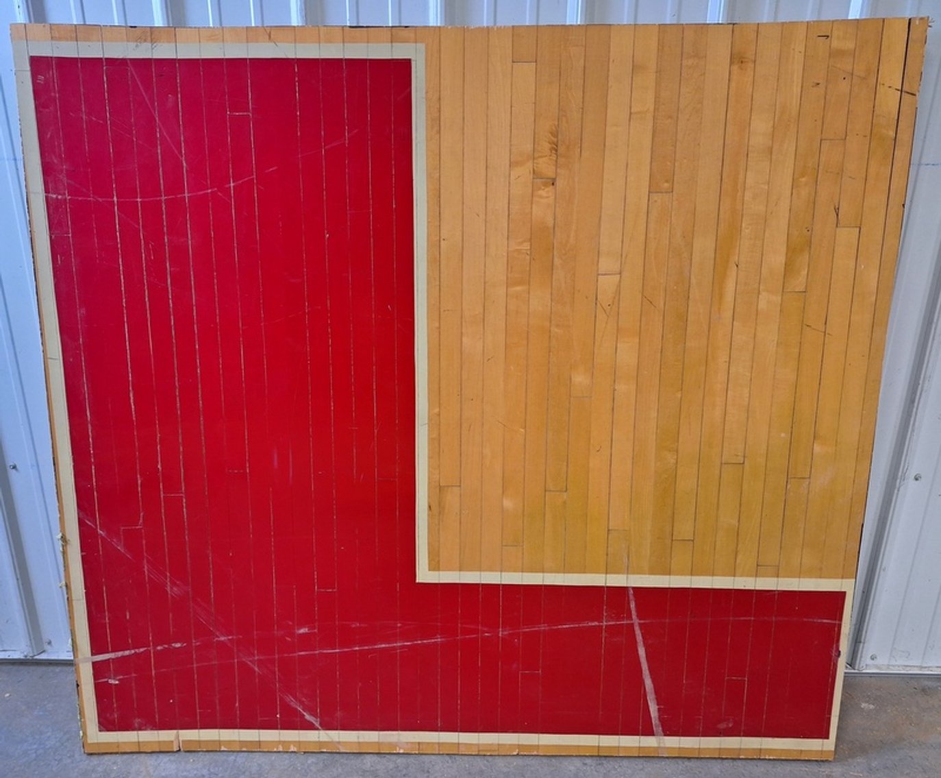 Image for Rushville Memorial Gym Floor Pieces Online Auction