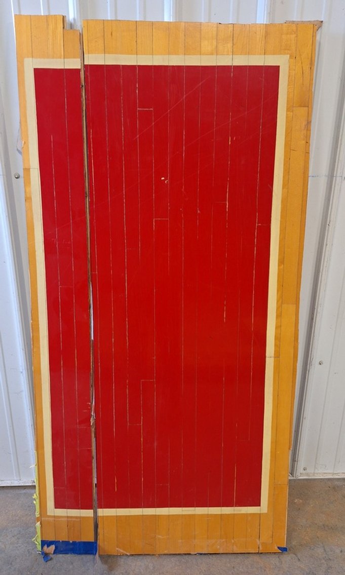 Image for Rushville Memorial Gym Floor Pieces Online Auction