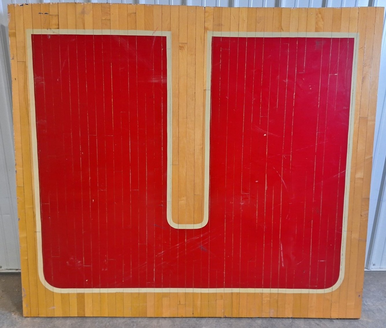 Image for Rushville Memorial Gym Floor Pieces Online Auction