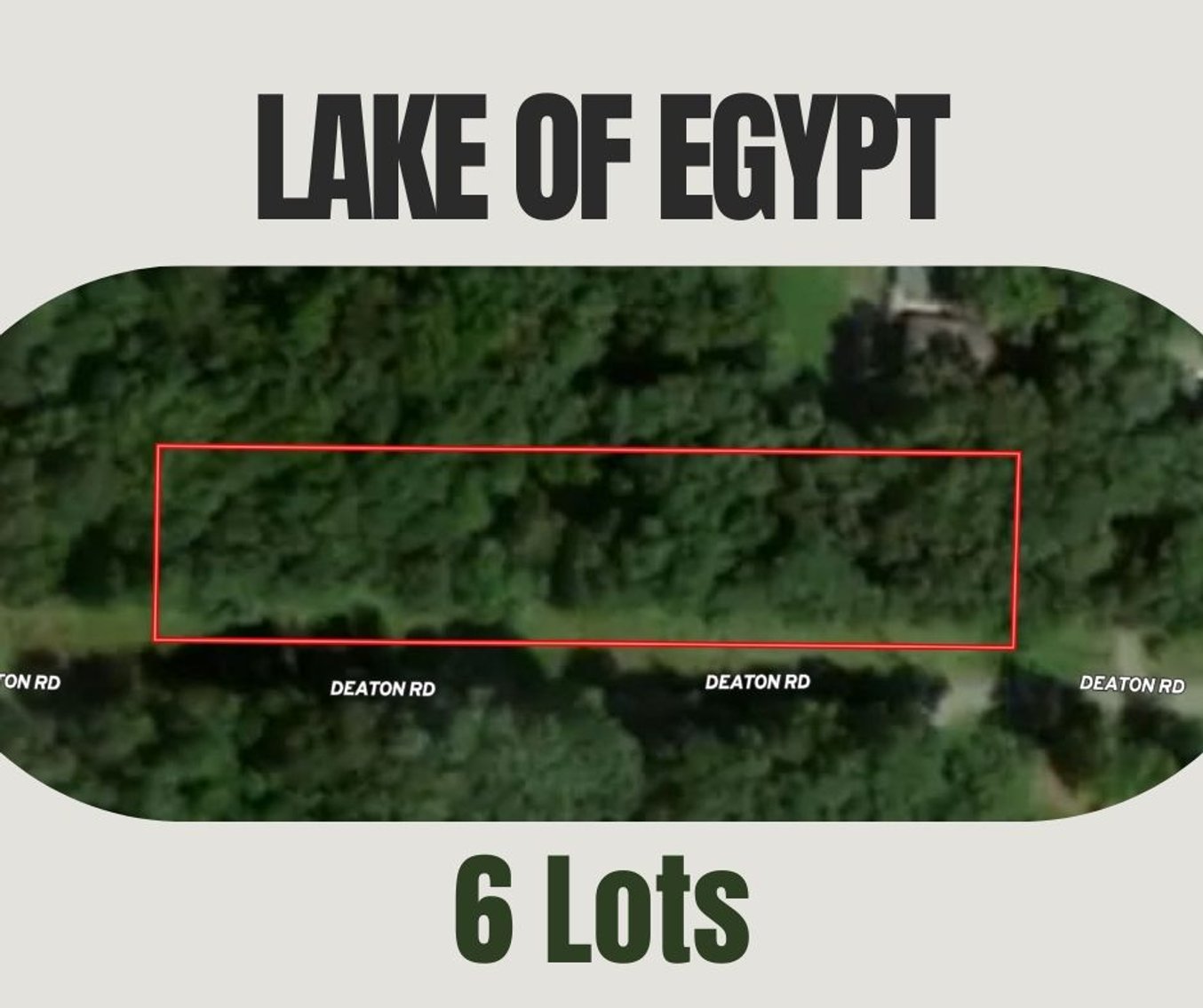 Image for 6 deeded lots - Lake of Egypt Online Only Real Estate Auction