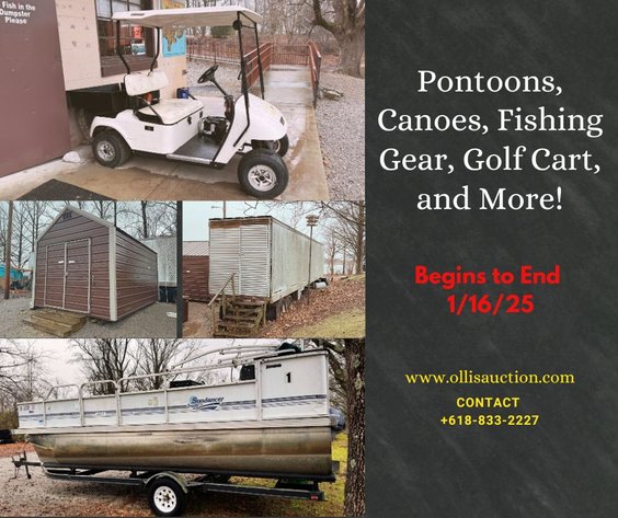 Image for Pontoons, Canoes, Fishing Tackle, Golf Cart & More