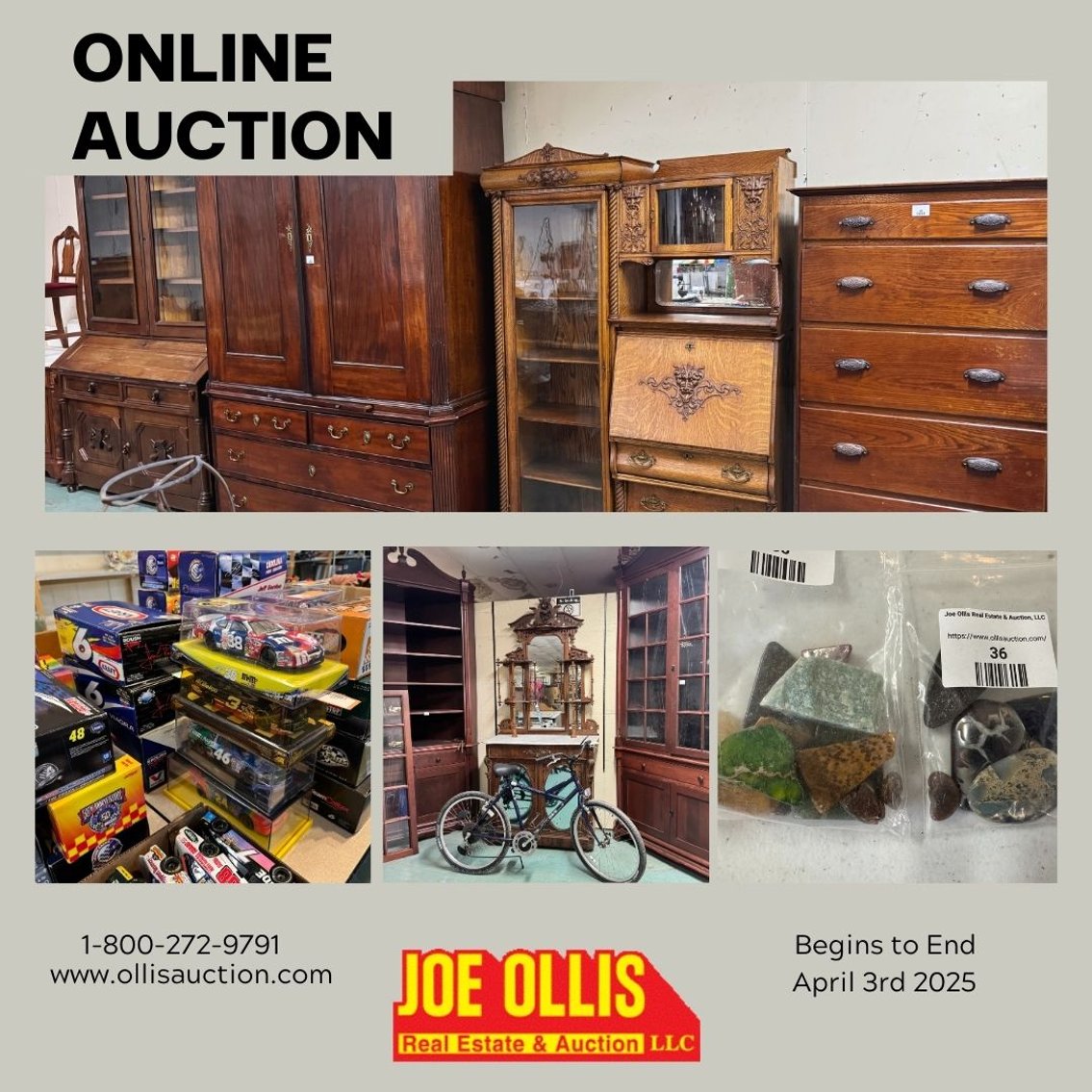 Image for Antique Furniture, Gemstone, Jewelry Making, Collectibles, Outdoor, Household, Tools & More