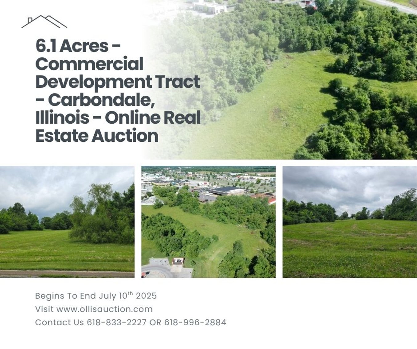 Image for 6.1 Acres - Commercial Development Tract - Carbondale, Illinois - Online Real Estate Auction