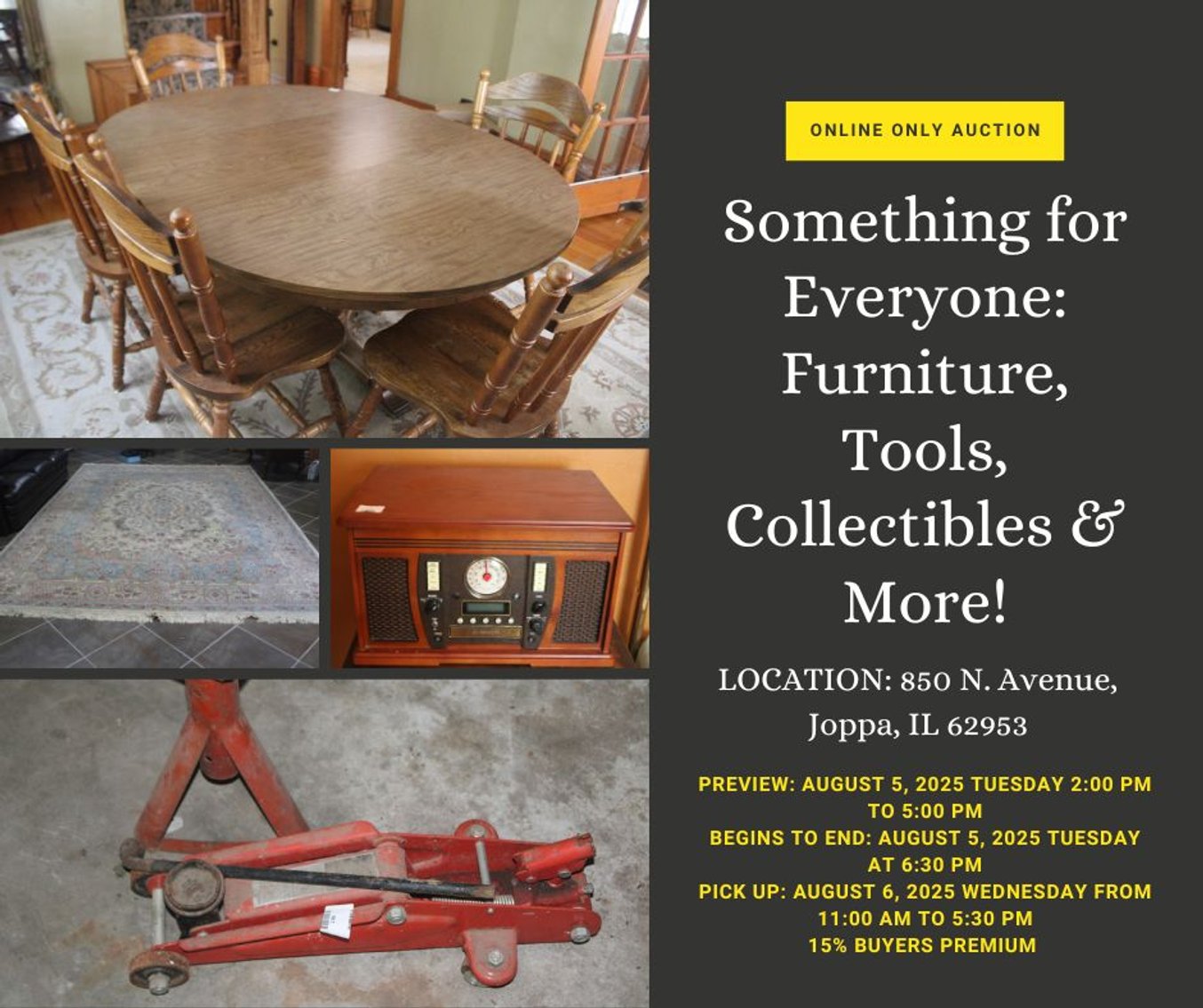 Image for Something for Everyone: Furniture, Tools, Collectibles & More!