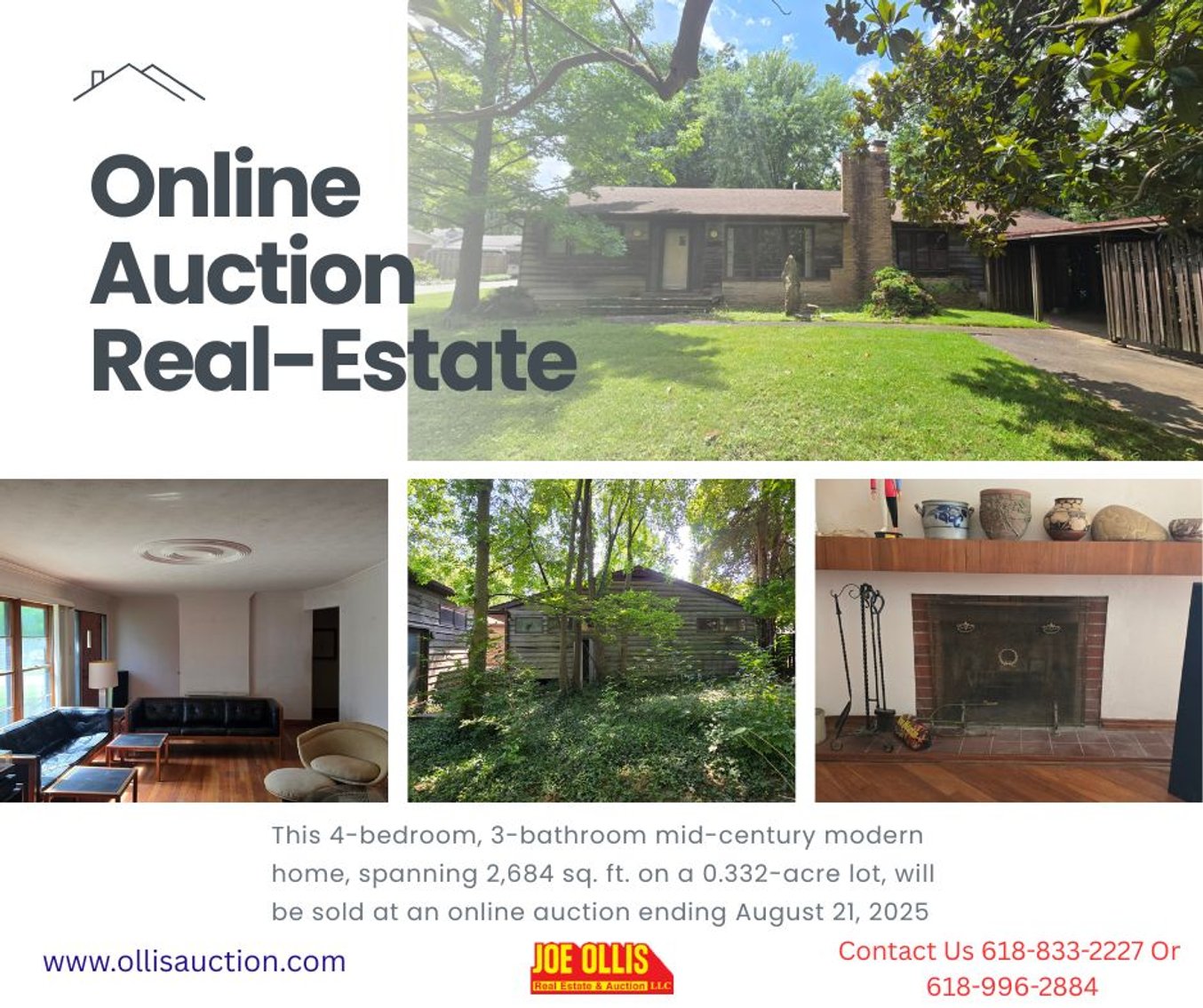 Image for Mid-Century Modern Home Ready for New Owner at Auction