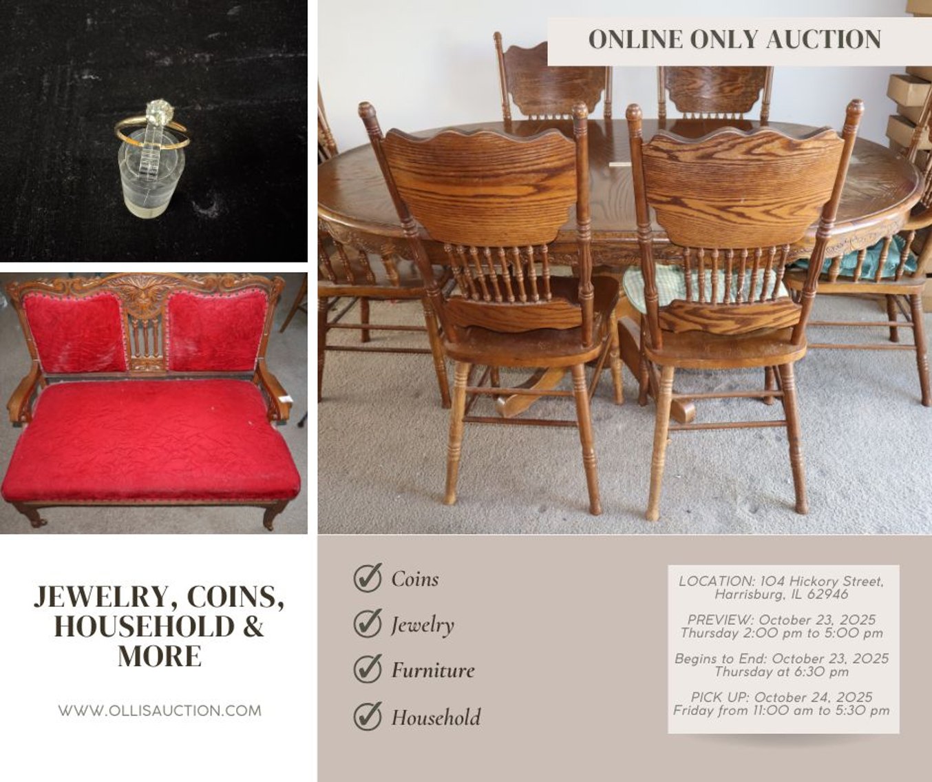 Image for Jewelry, Coins, Household & More