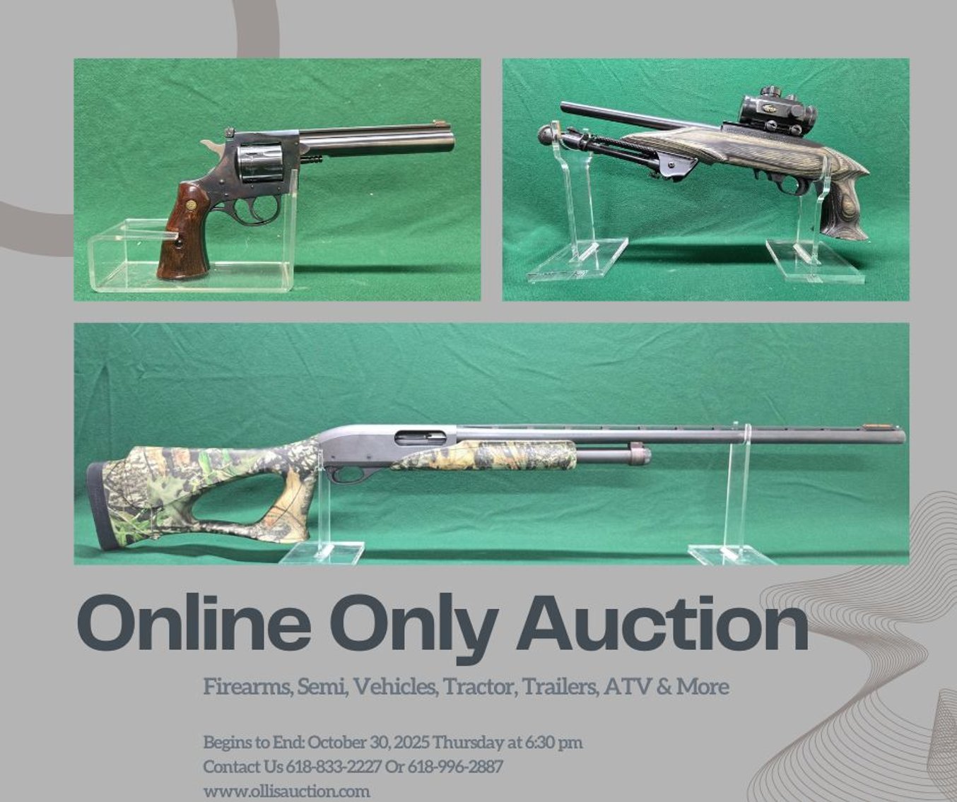 Image for Firearms, Semi, Vehicles, Tractor, Trailers, ATV & More