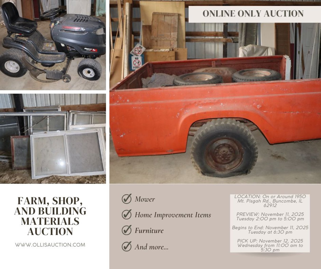 Image for Farm, Shop, and Building Materials Auction