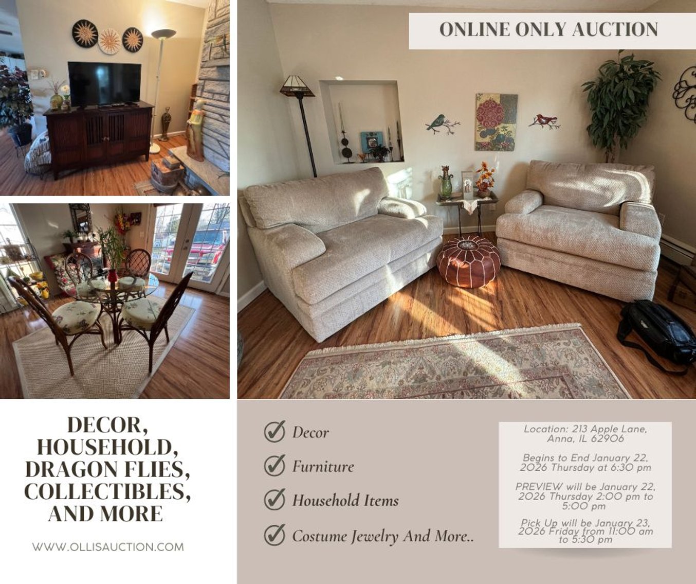 Image for Decor, Household, Dragon Flies, Collectibles, and More