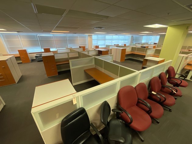 Image for Office Furniture: Cubicles, File Cabinets, Office Chairs Online Auction - Audubon, PA