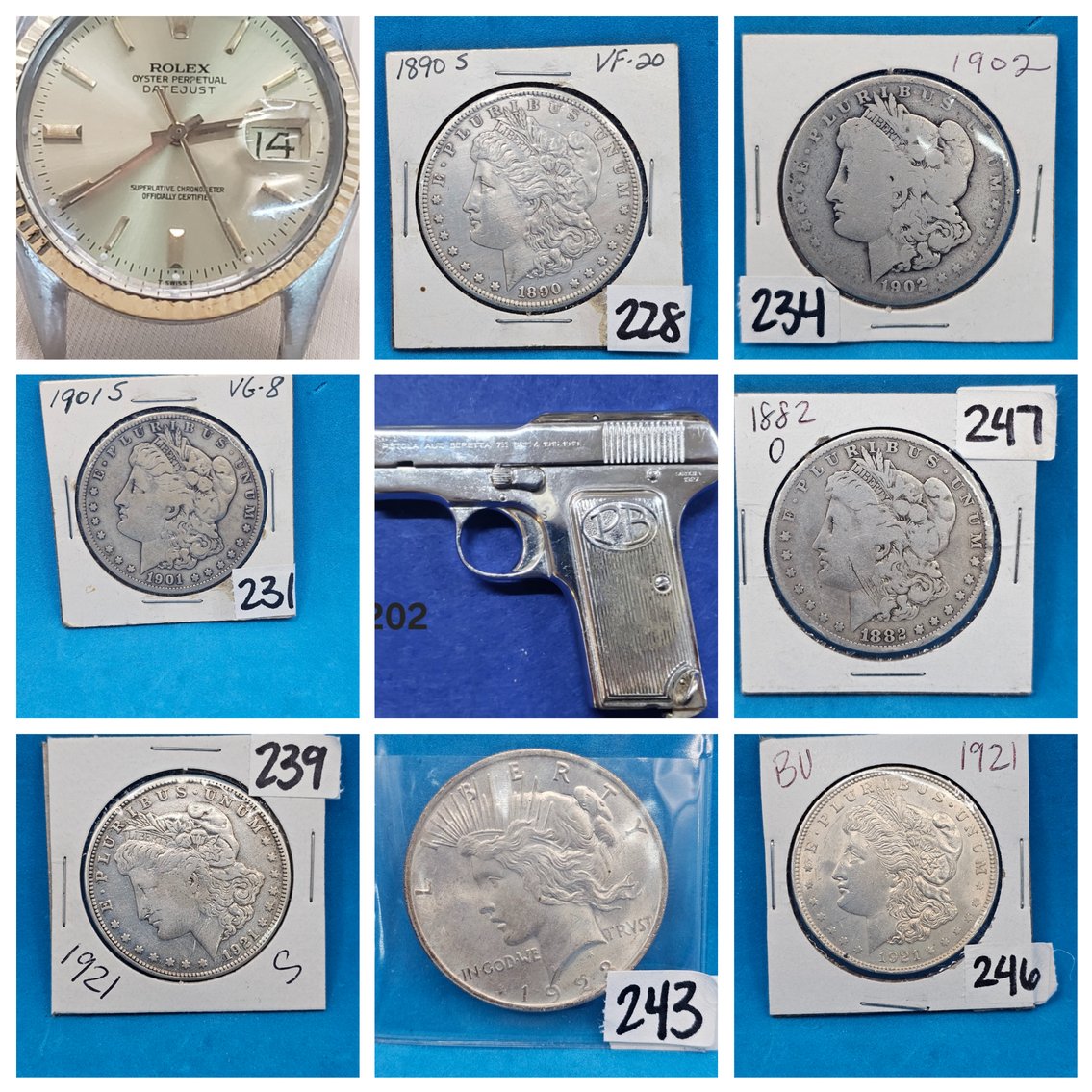 Image for Coins, More Coins, Firearms & a Rolex!