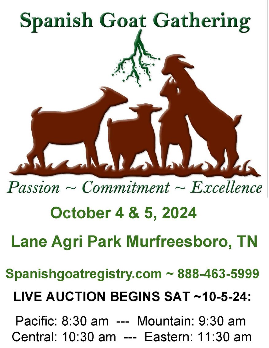 Image for 2024 Spanish Goat Gathering Auction