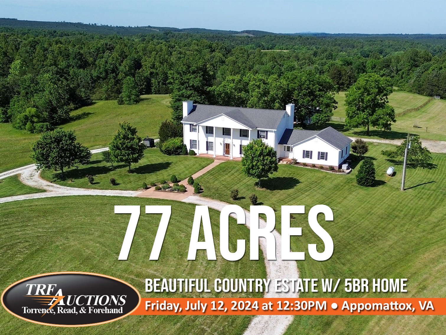 Image for 77 Acre Country Estate in Appomattox VA