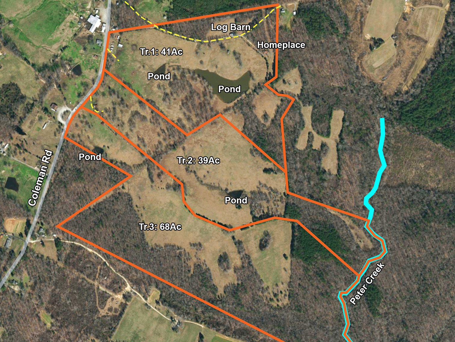 Image for 148 Acre Farm with 4 Ponds and 4BR Brick Home