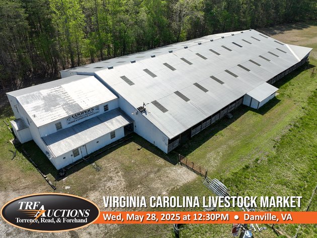 Virginia Carolina Livestock Market: 33,424 sq.ft. on 9.7 Acres