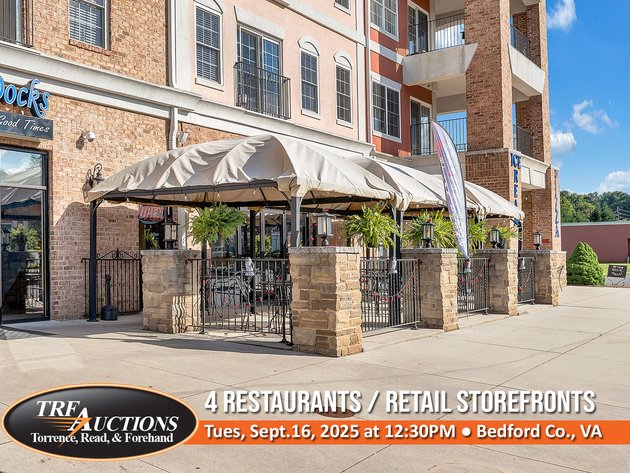 4 Restaurants / Retail Storefronts at Smith Mountain Lake