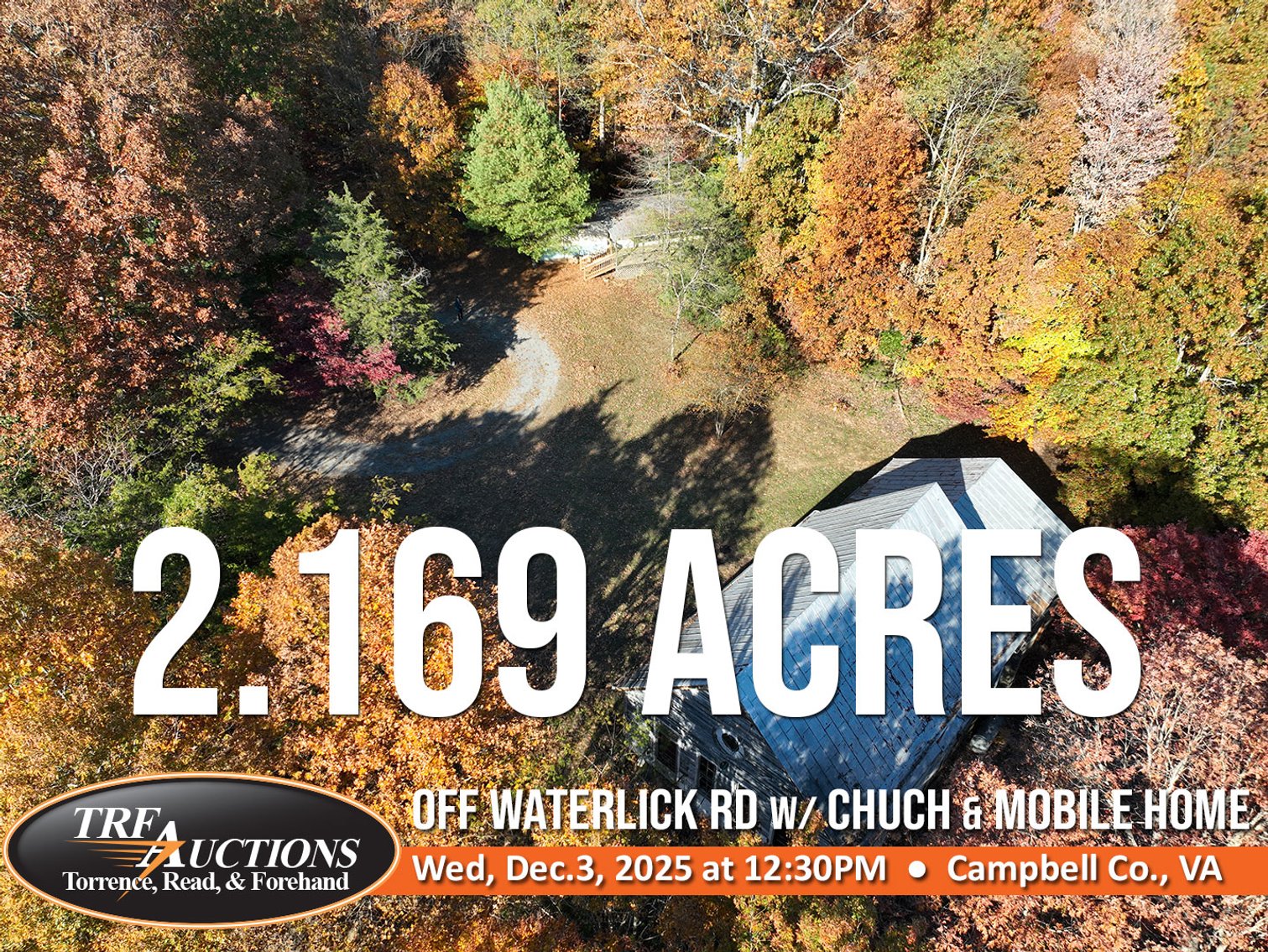 Image for Online Auction: 2 Acres with Mobile Home and Church
