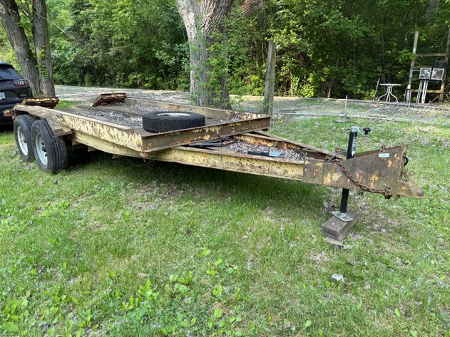 Image for (Swanton OH) Locomotive, Willys Jeep, Tractors, Camper, Train Cars, Tools (Angola Rd.)