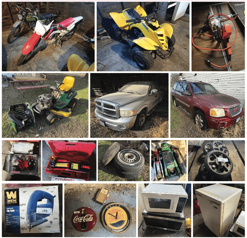 Image for (Maumee OH) Moving Auction, Dirt Bikes, Barn Items, Household, Truck Body, Engine, Scrap (Garden Rd.)