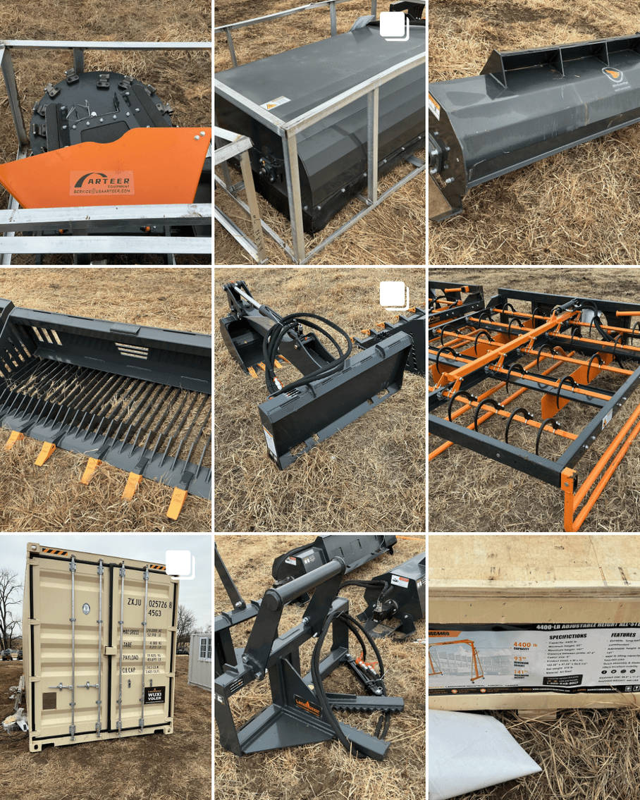 Image for February 2026 Skid Steer Attachment, Building Materials & Tool Auction