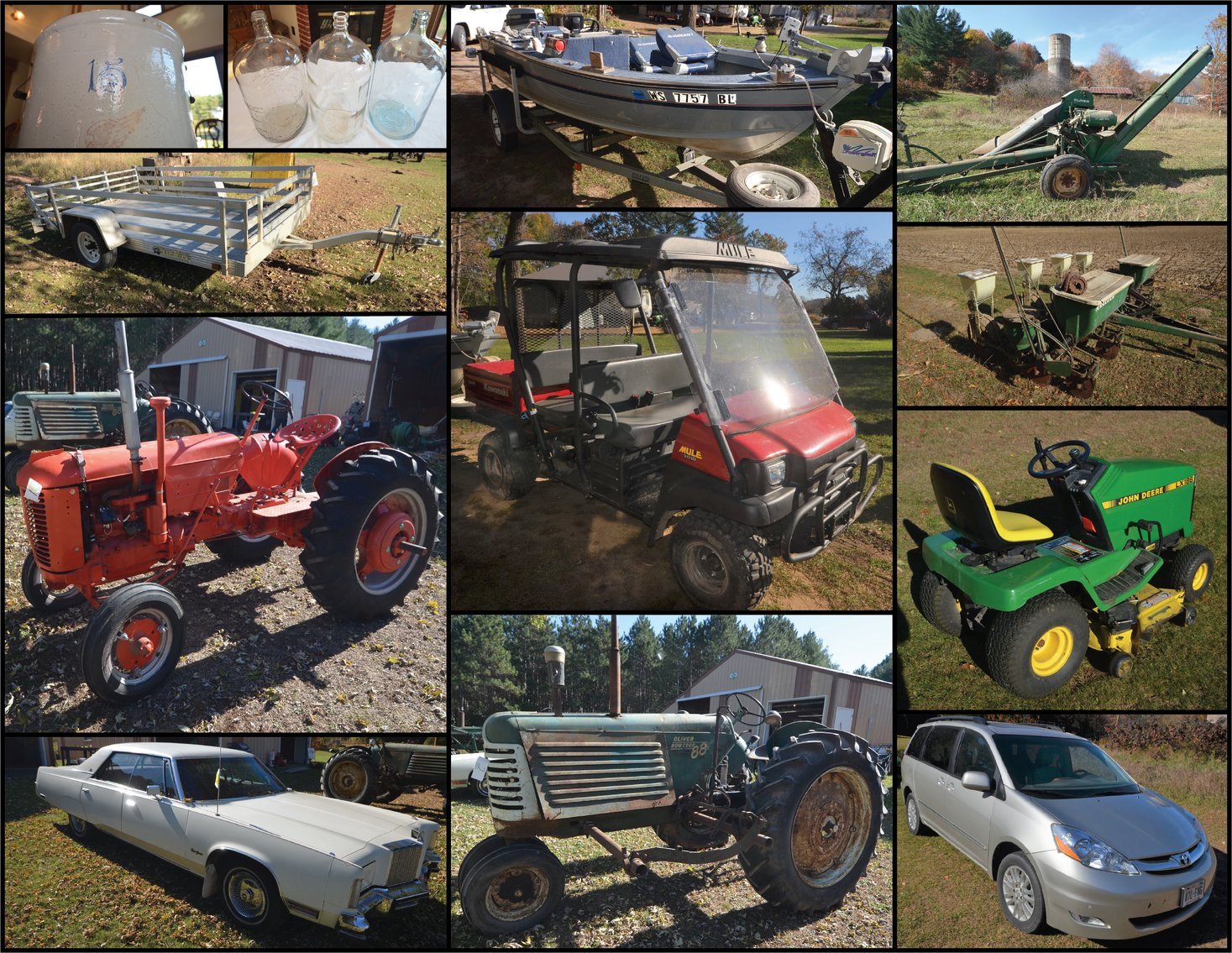 Image for TOYOTA SIENNA, OLIVER TRACTORS, ATV, FARM EQUIPMENT, SILVER COINS, JEWELRY, SHOP TOOLS - Eleva, WI