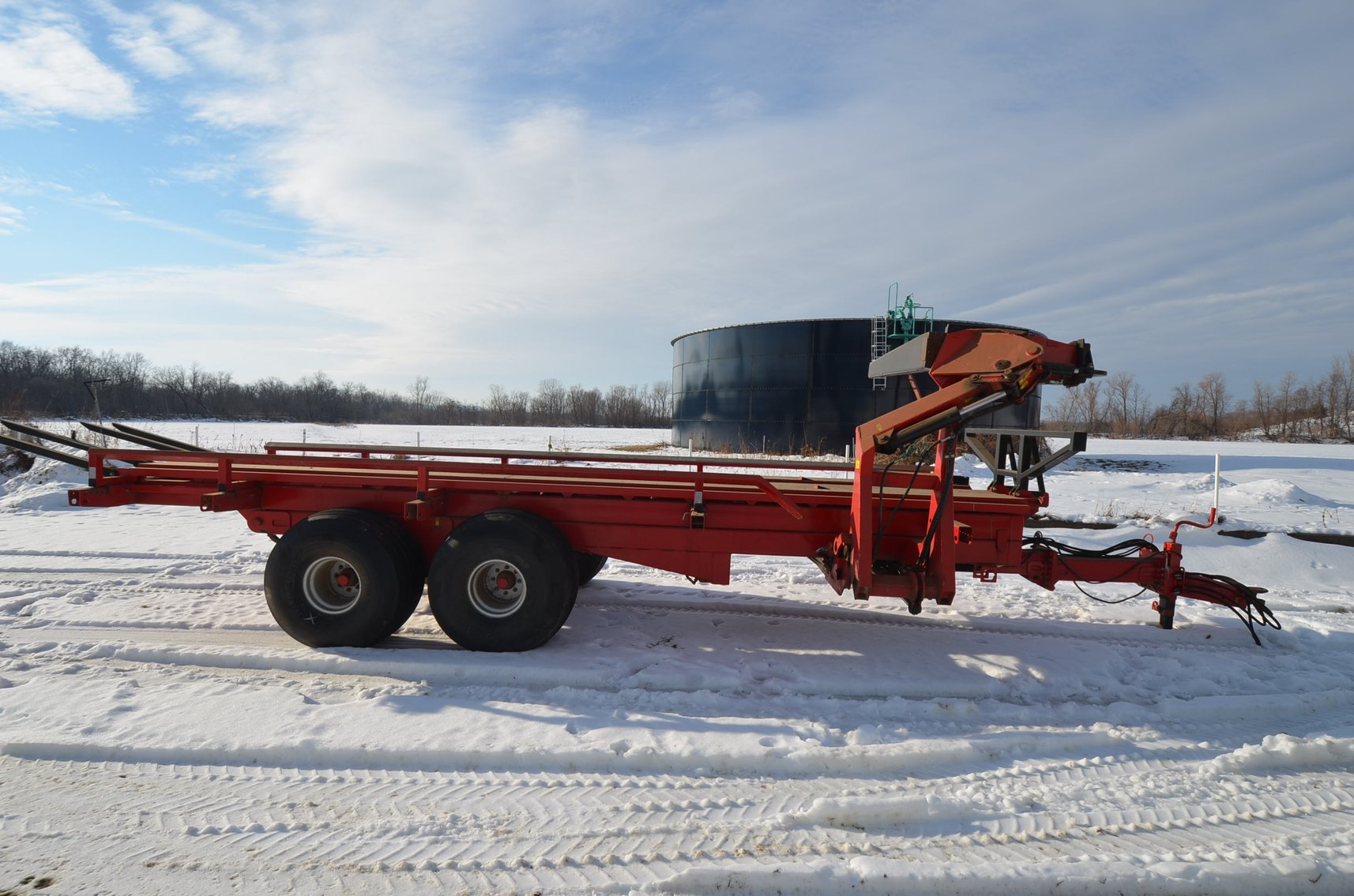 Image for NH BB940A BALER, ANDERSON BALE WRAPPER AND TRAILER, KRONE RAKE AND MORE!