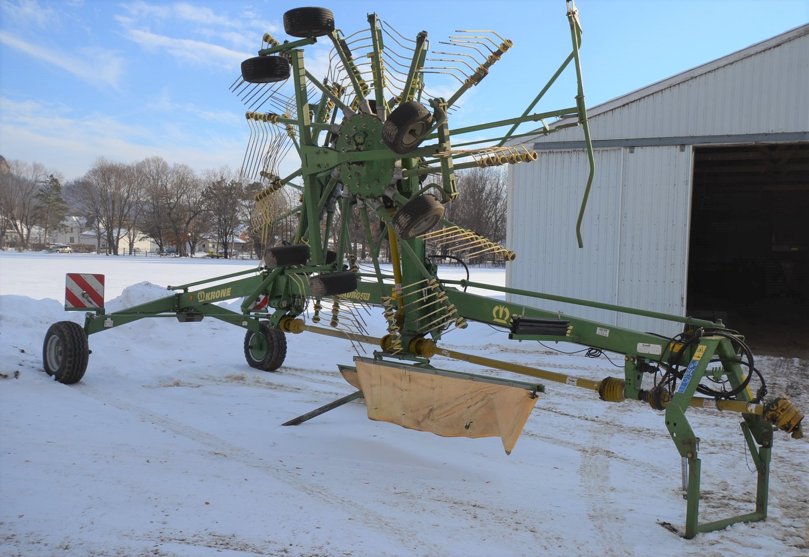 Image for NH BB940A BALER, ANDERSON BALE WRAPPER AND TRAILER, KRONE RAKE AND MORE!