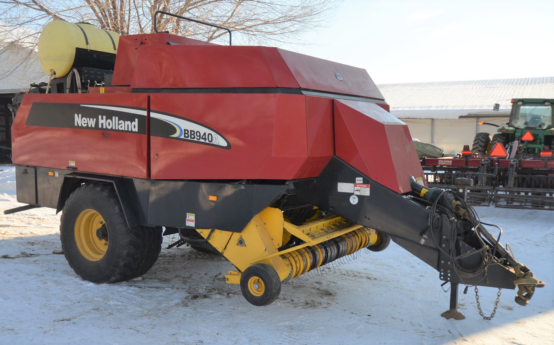 Image for NH BB940A BALER, ANDERSON BALE WRAPPER AND TRAILER, KRONE RAKE AND MORE!