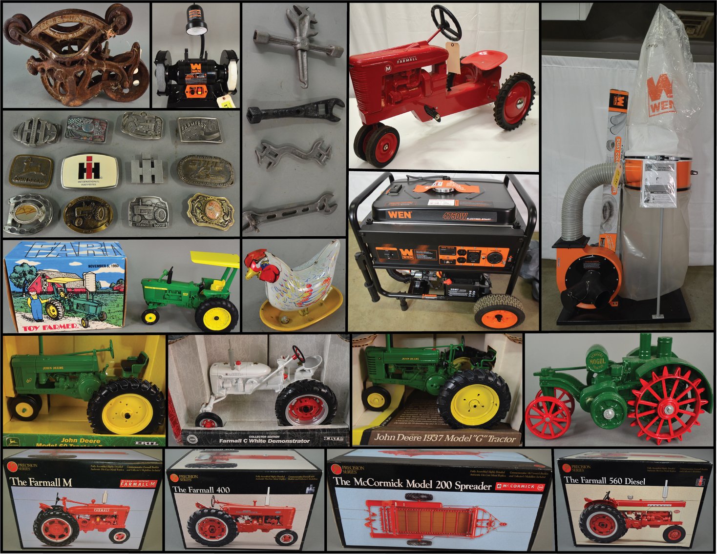 Image for TOY TRACTORS, WEN GENERATORS, SHOP TOOLS, PHOTOGRAPHY AND MUCH MORE!  - Mondovi, WI