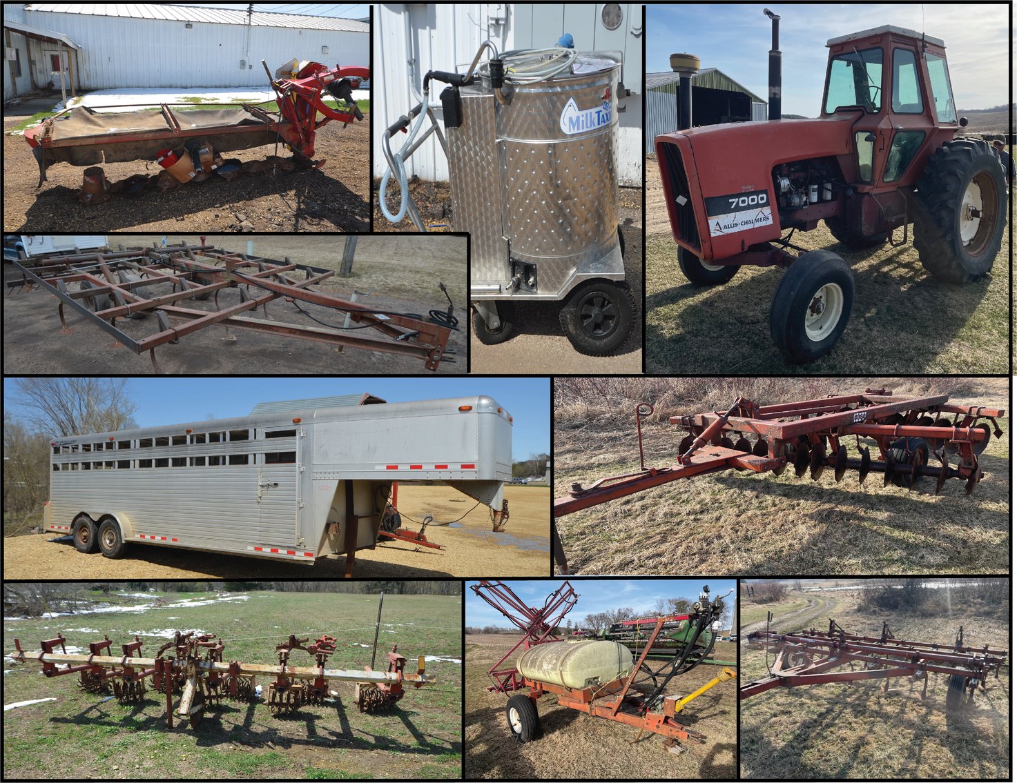 Image for TRACTOR, LIVESTOCK TRAILER, TILLAGE EQUIPMENT AND MORE - Osseo & Mondovi, WI