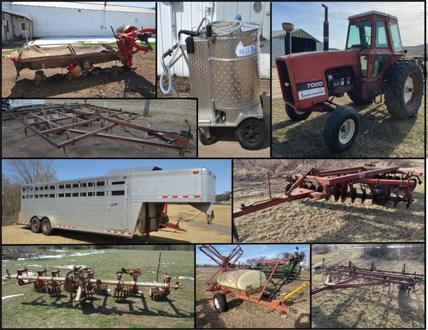 TRACTOR, LIVESTOCK TRAILER, TILLAGE EQUIPMENT AND MORE - Osseo & Mondovi, WI